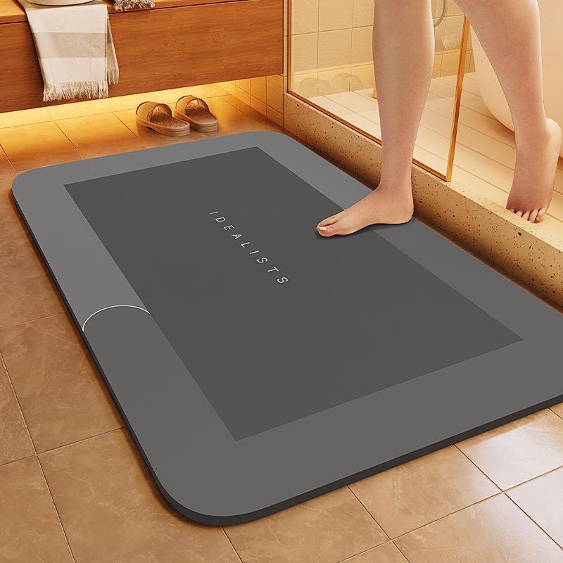 แผ่นรองเท้าในห้องน้ำกันลื่น แห - Quick Dry Diatomite Bath Mat บทวิจารณ์และราคา