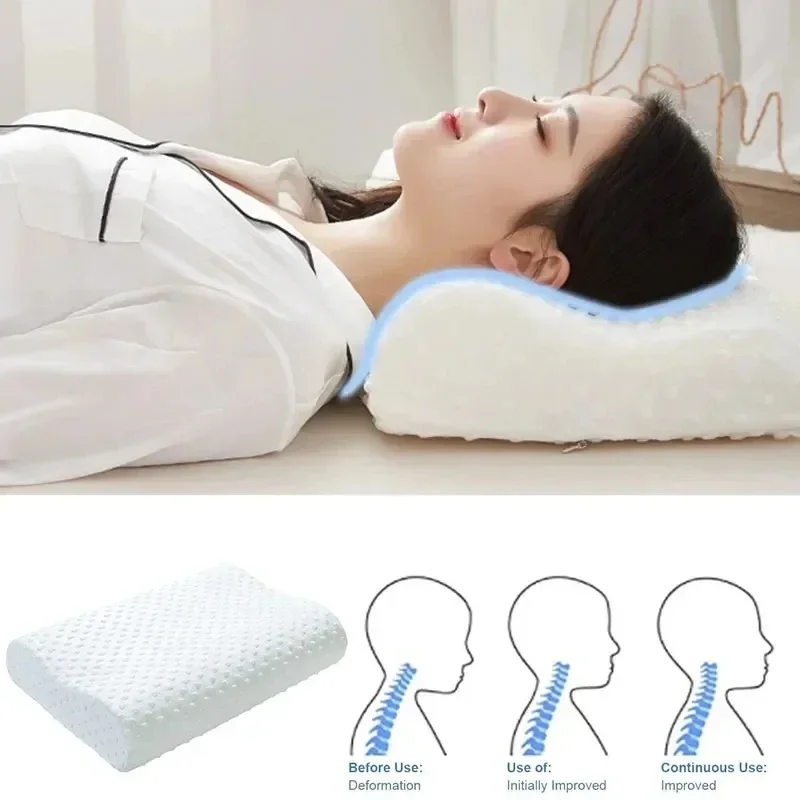หมอนเมมโมรี่โฟมสำหรับนอน หมอนป - Memory Foam Orthopedic Pillow Neck Pain บทวิจารณ์และราคา
