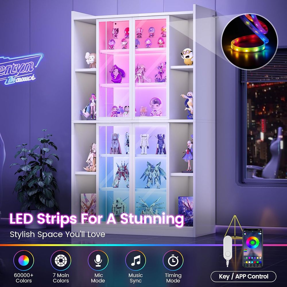 ตู้โชว์ 6 ชั้น สูง 71 นิ้ว พร้ - Lighting บทวิจารณ์และราคา