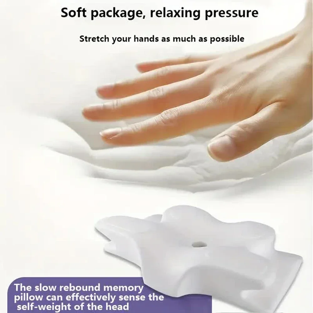 หมอนเมมโมรี่โฟม รูปทรงผีเสื้อ  - Memory Foam Orthopedic Pillow Neck Pain บทวิจารณ์และราคา